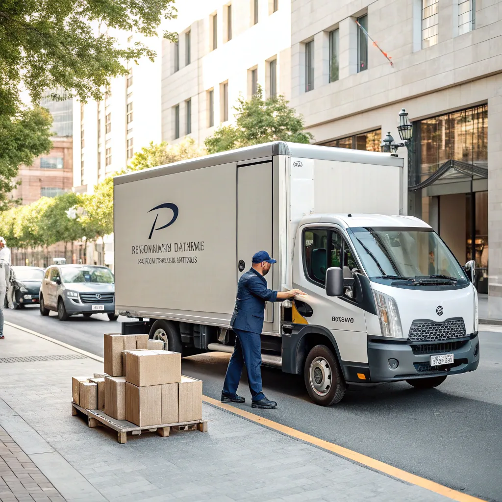 Professional Delivery Service Illustration